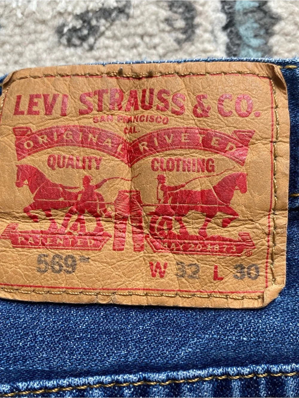 Levi's Men's Classic Indigo Straight-Leg Jeans 32x30